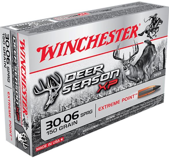 Winchester Deer Season XP 30-06 Springfield Ammunition 150 Grain  Polymer Tip (20pk) (X3006DS)