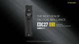 Nitecore UHi Ultra Slim Tactical EDC Flashlight, 3100 Lumens (EDC27UHI)