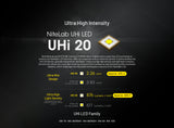 Nitecore UHi Ultra Slim Tactical EDC Flashlight, 3100 Lumens (EDC27UHI)