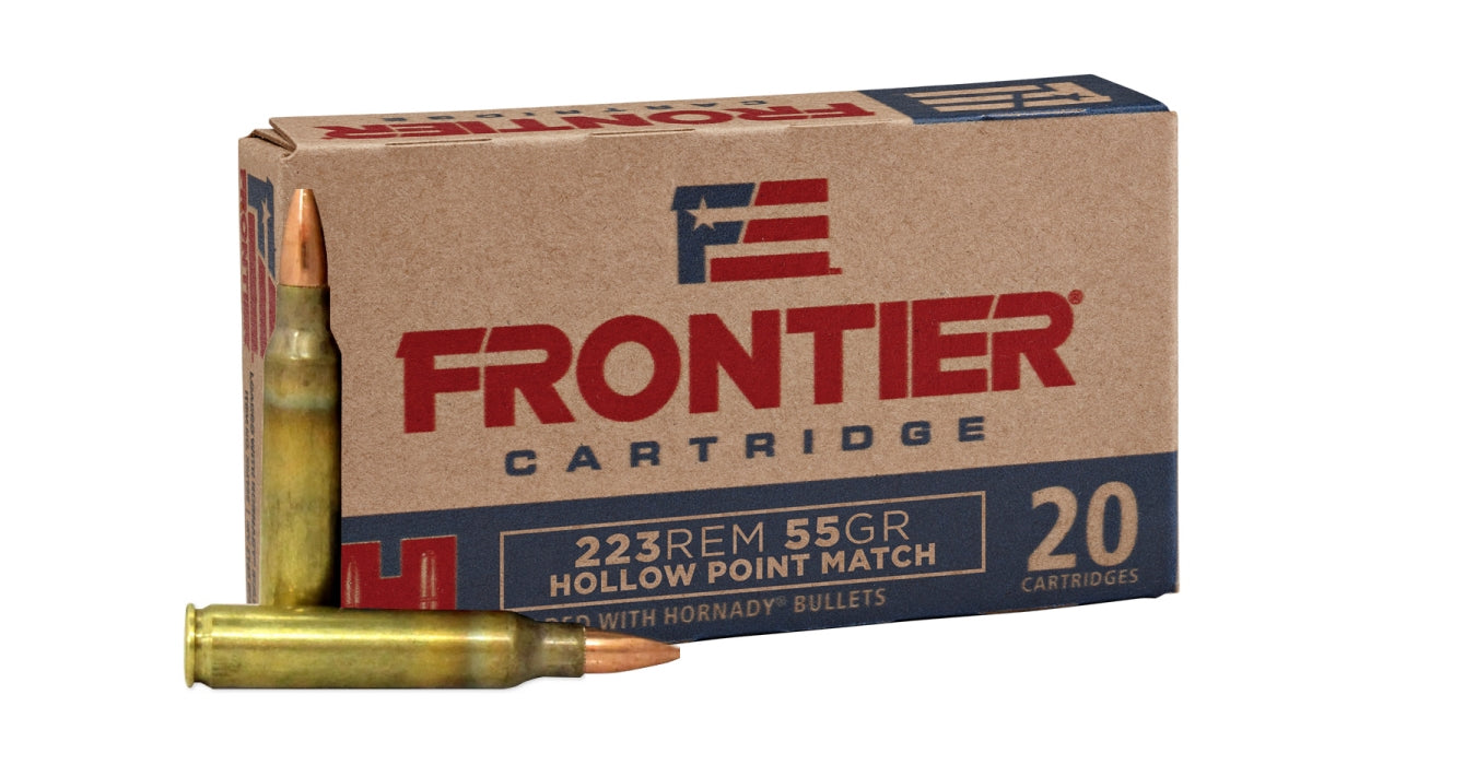 Hornady Frontier Ammunition 223 Remington 55 Grain Hollow Point Match (20pk)