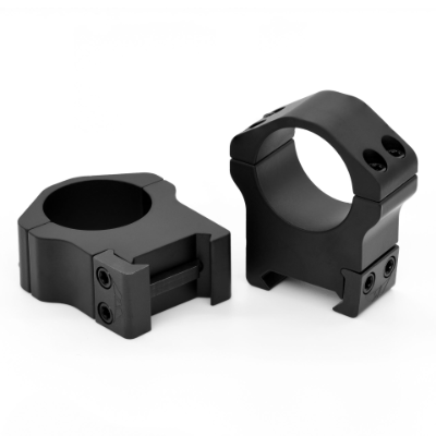 Warne Horizontal 1" High Matte Permanent-Attachment Rings