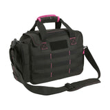 Allen Company Dolores Women's Compact Shooting Range Bag, 13" x 4.5," Black/Pink
