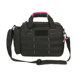Allen Company Dolores Women's Compact Shooting Range Bag, 13" x 4.5," Black/Pink