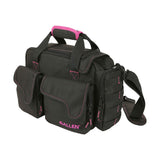 Allen Company Dolores Women's Compact Shooting Range Bag, 13" x 4.5," Black/Pink