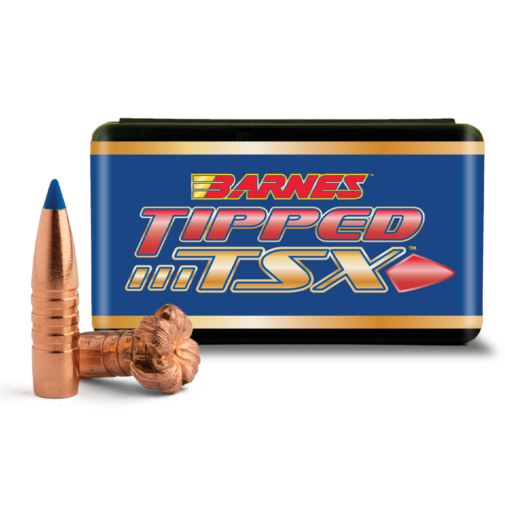 Barnes Tipped Triple-Shock X (TTSX) Bullets 22 Caliber (224 Diameter) 62 Grain Spitzer Boat Tail (50pk)
