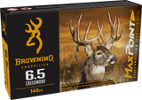 Browning Max Point Ammunition 6.5 Creedmoor 140 Grain Polymer Tip (20pk)