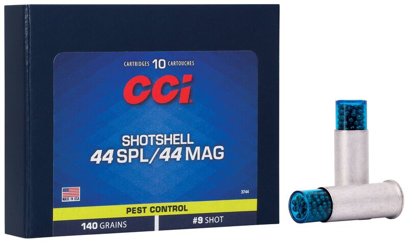 CCI Shotshell Ammunition 44 Special / 44 Magnum 140 Grain #9 Shot (10pk)