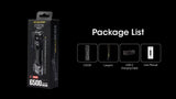 Ultra Slim High Performance EDC Flashlight, 6500 Lumens, Luminblade Strobe, 400m Throw