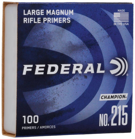 Federal Large Rifle Magnum Primers #215 (100pk)