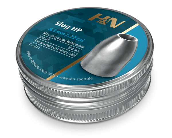 H&N Slug HP (.218) 22 Cal Air Pellets 30gr / 1,94g (200pk) (24389)