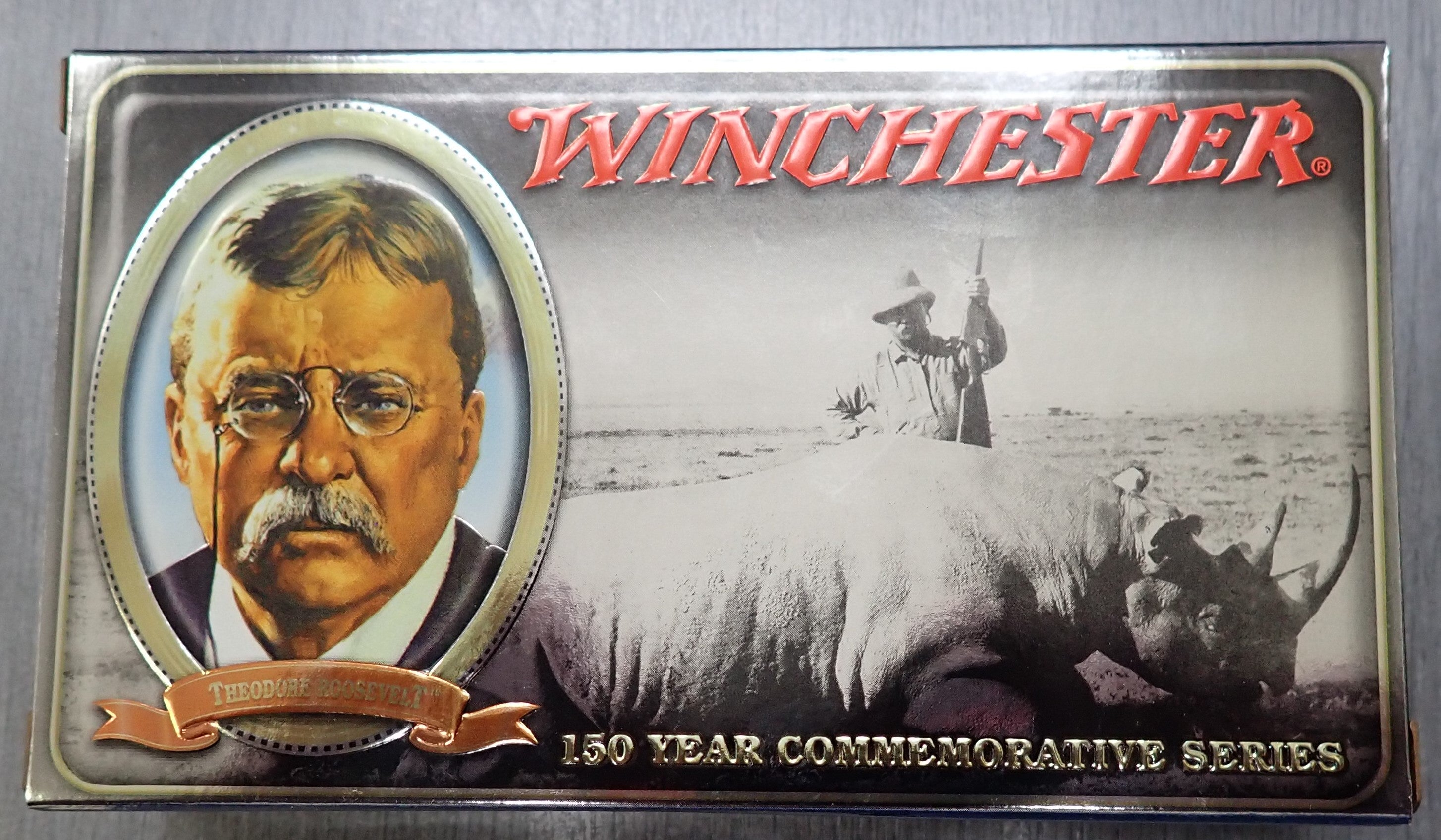 Winchester Commemorative Ammunition 405 Winchester 300 Grain Flat Point (20pk)