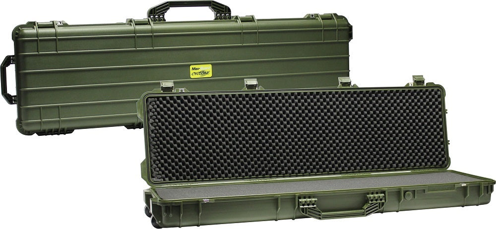 Pro-Tactical Max Guard Cyclone Hard Plastic Double Rifle Case 53" (Green)