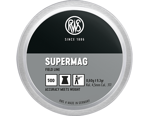 RWS Supermag 177 Cal Air Pellets 9.3gr / 0.6g (500pk)