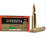 Federal Premium Ammunition 223 Remington 69 Grain SMK ~ (MatchKing BTHP) (20pk)