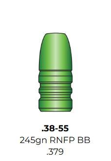 Boyne Bullet Company 38-55 WCF (.379") 245 Grain Round Nose Flat Point (RNFP) (300pk)
