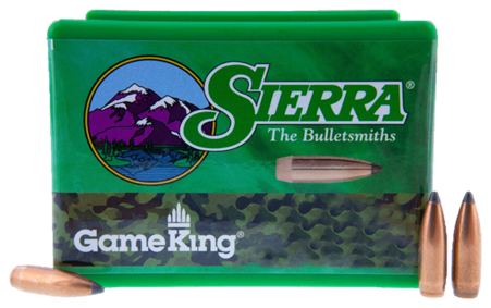 Sierra GameKing Bullets 30 Caliber (308 Diameter) 165 Grain Hollow Point Boat Tail (100pk)