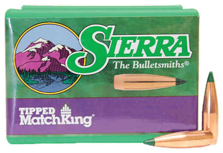 Sierra Tipped MatchKing Bullets 22 Caliber (224 Diameter) 69 Grain Polymer Tip Boat Tail (100pk)