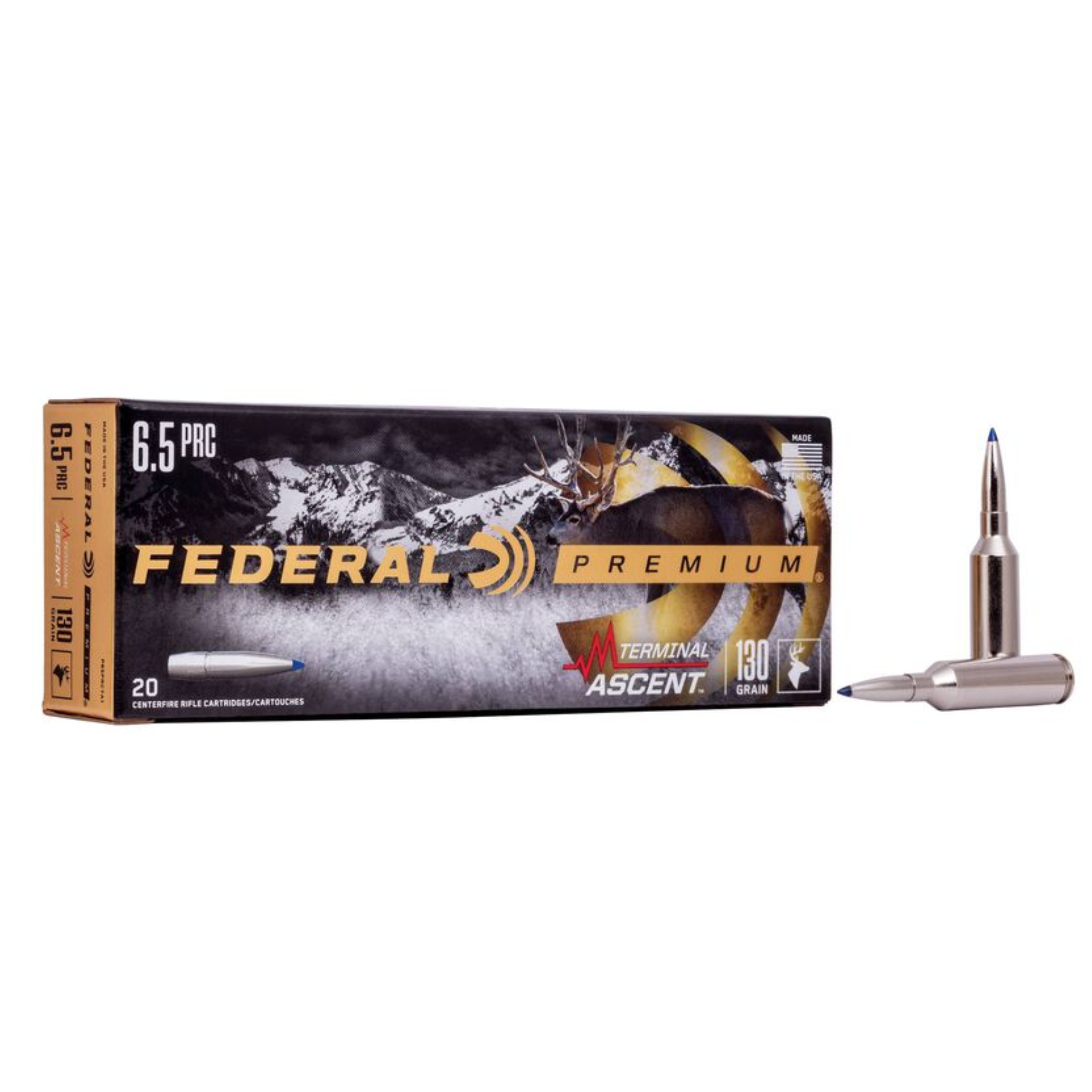 Federal 6.5 PRC Ammunition 130gr Terminal Ascent