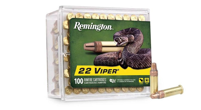 Remington Viper Ammunition 22 Long Rifle (22LR) 36 Grain Plated Truncated Cone Solid (100pk)
