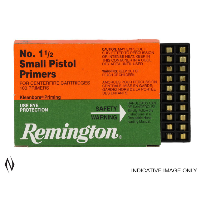 Remington Small Pistol Primers # 1-1/2 (100pk)