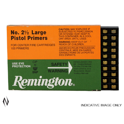 Remington Large Pistol Primers #2-1/2 (100pk)