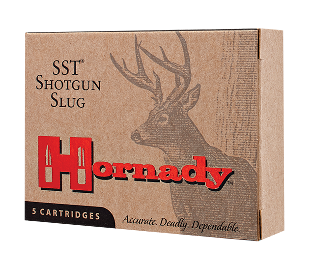 Hornady SST Shotgun Ammunition 12 Gauge 2-3/4" 300 Grain FTX Slug (5pk)