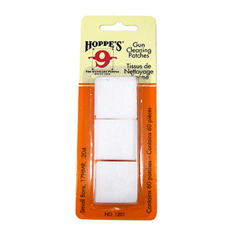 Hoppes  Cleaning Patches 17 to 20 cal (60pk)