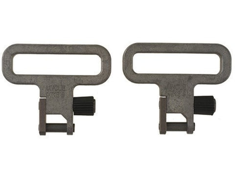 Uncle Mike's QD Mil-Spec Sling Swivels 1-1/4" Nickel Plated (1402-3)