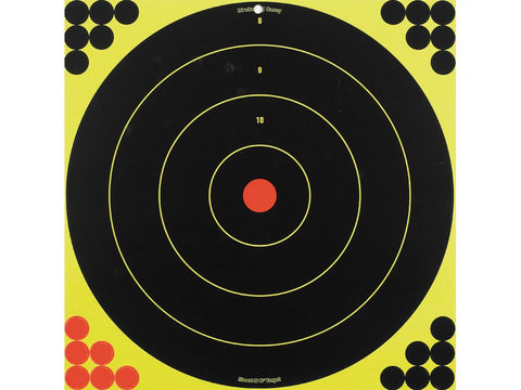 Birchwood Casey Shoot-N-C 17.25" Bullseye Targets with 200 Pasters (5Pk)