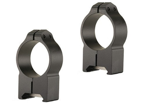 Warne 30mm Maxima Permanent-Attachable Weaver-Style Rings High Matte