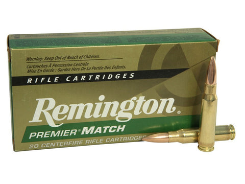 Remington Premier Match Ammunition 308 Winchester 168 Grain Sierra MatchKing Hollow Point (20pk)