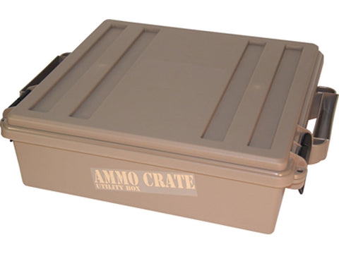 MTM Ammo Crate Polypropylene Dark Earth 4.5" Deep