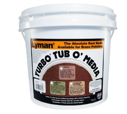 Lyman Turbo Brass Cleaning Media Treated Corn Cob Bucket (14lb)