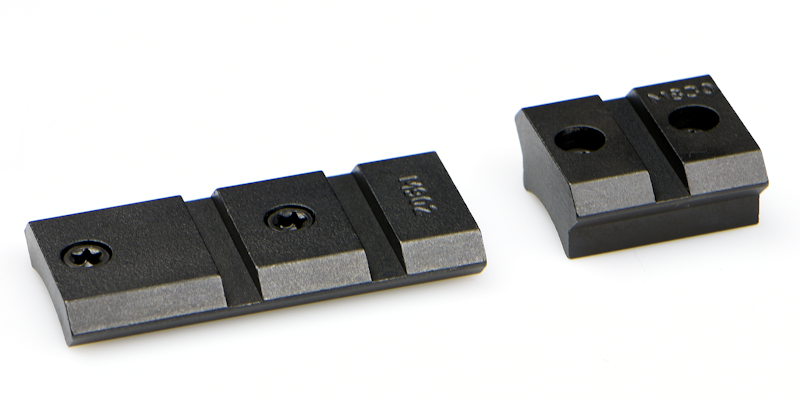 Warne Maxima 2-Piece Steel Weaver-Style Scope Base Zastava Model 70, H&R 300, 301, 330, 370, Mauser FN, Remington 798 Matte