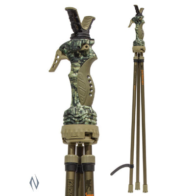 Primos Trigger Stick Gen 3 Camo Tripod with Camera mount Short 18"-38"