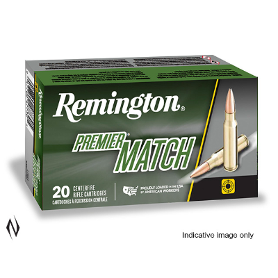 Remington Premier Match Ammunition 308 Win 168 Grain Match King BTHP (20pk)