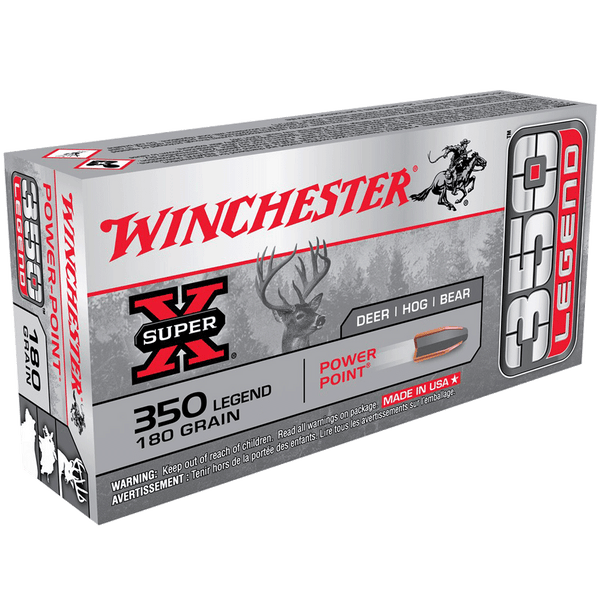 Winchester SuperX Ammunition 350 Legend 180 Grain PowerPoint (20pk