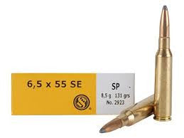Sellier & Bellot 6.5x55 Swedish Mauser Ammunition 131 Grain Soft Point (20pk)