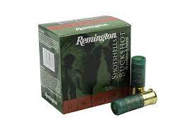 Remington  2-3/4", 12 gauge Ammunition Buckshot 00SG size 33.5gr (9 pellets) Brass (25pk) (SHURSG)