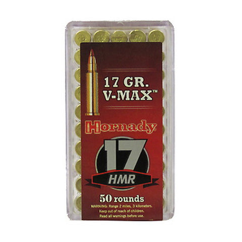 Hornady 17HMR Ammunition 17 Grain V-Max (50pk) (83170)