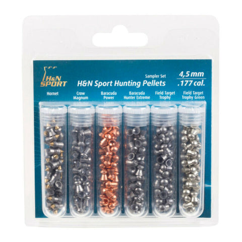 H&N Hunting Air Pellets  Sample 177 Caliber 6 Types (2408)