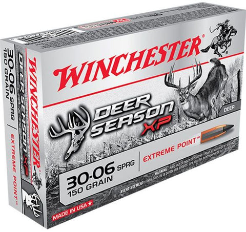 Winchester Deer Season XP 30-06 Springfield Ammunition 150 Grain  Polymer Tip (20pk) (X3006DS)