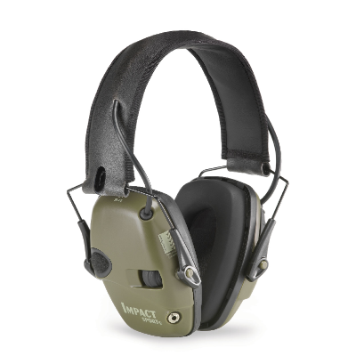 Howard Leight Impact Sport OD Ear Muff (24DB Rating) Olive Green (1013530)
