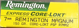 Remington Express Ammunition 7mm Rem Mag 150 Grain Core-Lokt Soft Point (20pk)