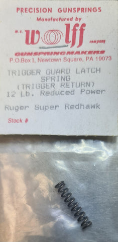 Wolff Trigger Guard Latch Spring 12Lb Ruger Super Redhawk (WRSRTGLS12LB)