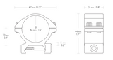 Hawke Match 30mm Weaver Low Rings