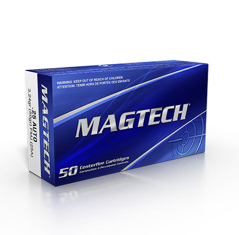 Magtech Ammunition 25 ACP 50 Grain Full Metal Jacket (50pk)