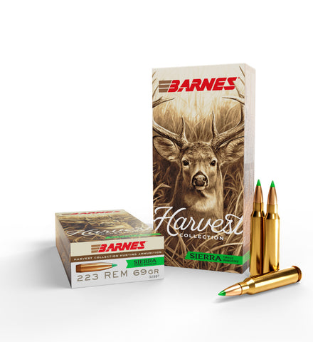 Barnes Harvest Ammuntion 223 Rem 69 Grain Sierra Tipped Game King (20pk)