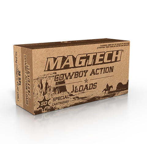 Magtech Cowboy Action Ammunition 38 Special 158 Grain Lead Flat Nose (50pk)