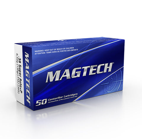 Magtech Ammunition 38 Super Auto +P 130 Grain Full Metal Jacket (50pk)
